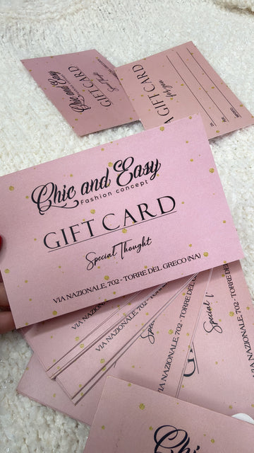GIFT CARD BY CHIC AND EASY