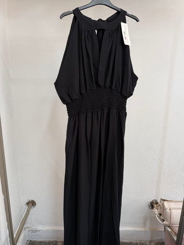 Abito nero viscosa