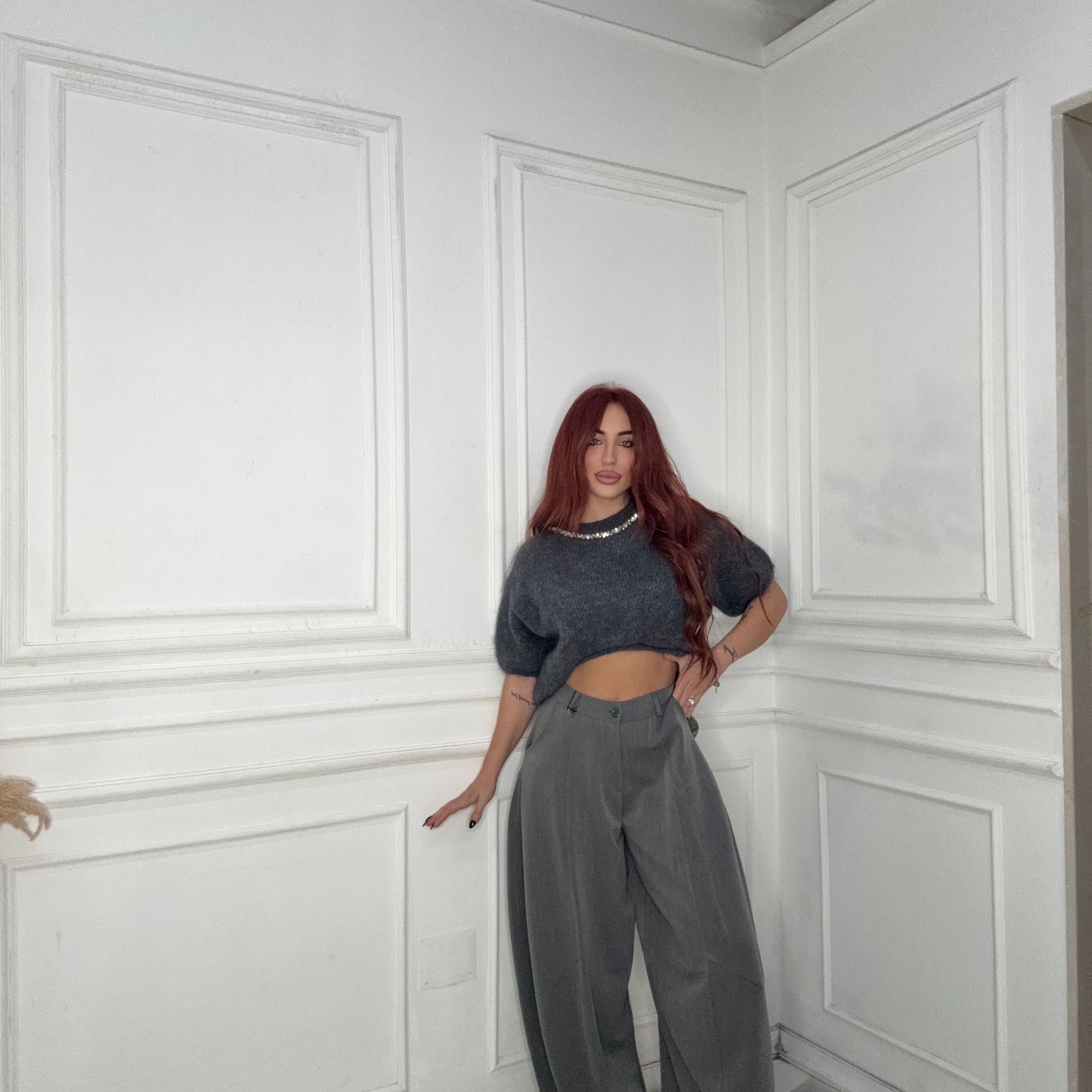 Pantalone Grey Ballon