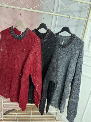 Pull Over Paillettes