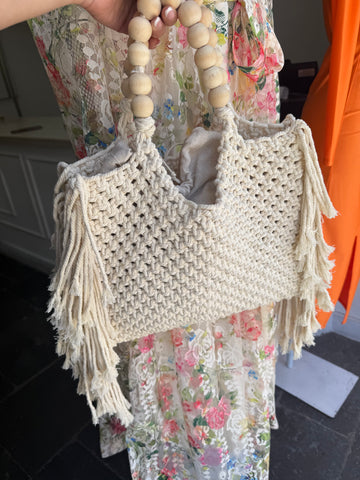 Borsa uncinetto frange