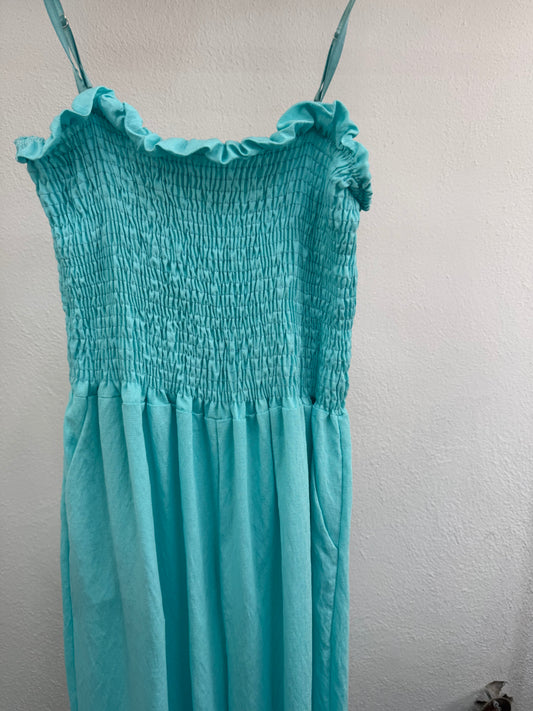 Tuta verde acqua