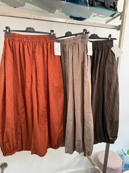 Pantalone Cotone Ballon