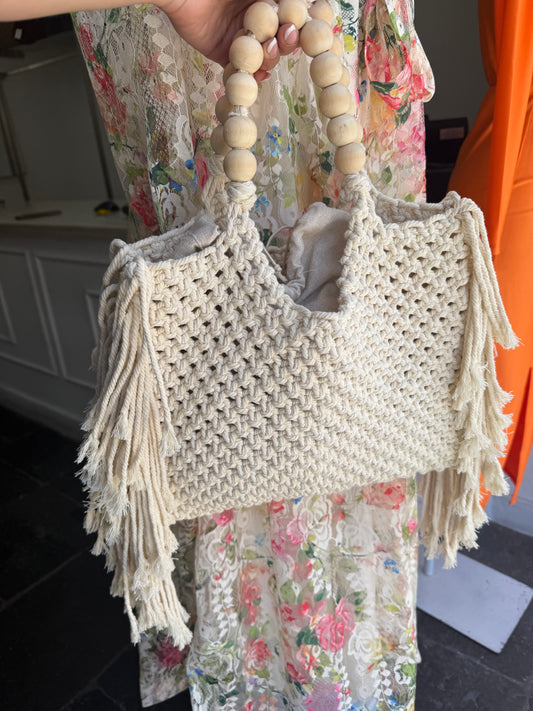 Borsa uncinetto frange