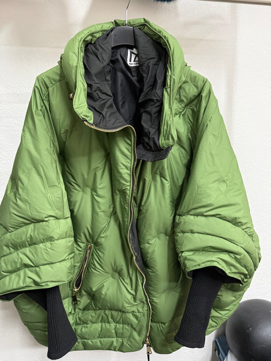 Piumino verde
