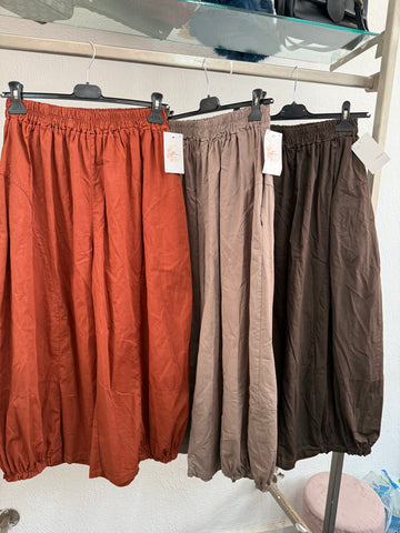 Pantalone Cotone Ballon
